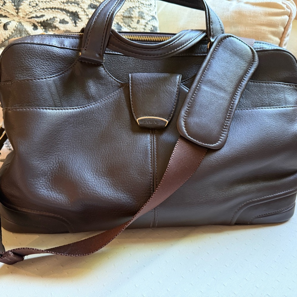 Brown Leather Men's Bag